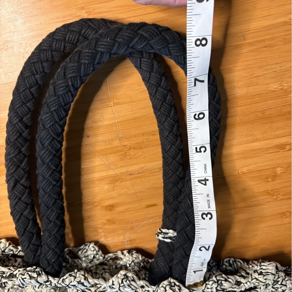 EUC Maliparmi- Stylish Black and Cream Woven Bag - Picture 11 of 11